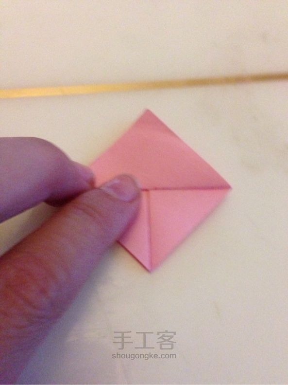 有秘密的天使心❤️折纸教程 第5步