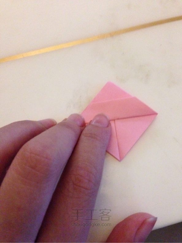 有秘密的天使心❤️折纸教程 第7步