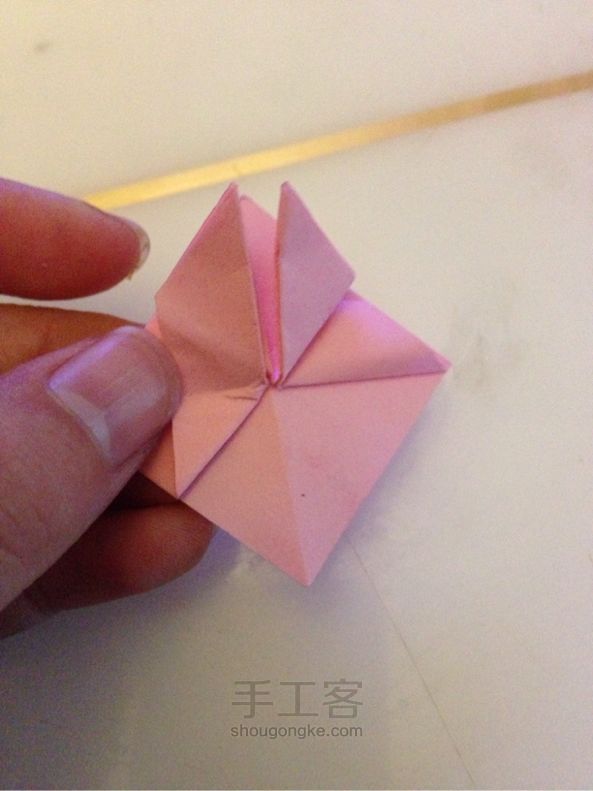 有秘密的天使心❤️折纸教程 第12步