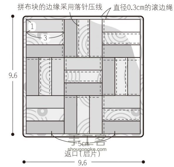 山口百惠的手工老师教你做针插 手工教程 第1步