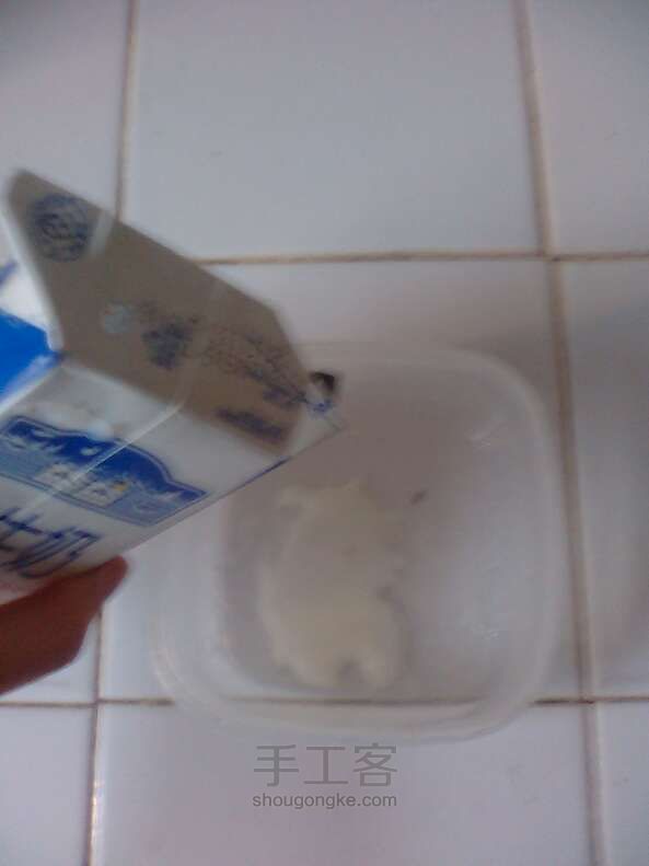用棉花糖制做布丁，冰淇淋教程 第2步