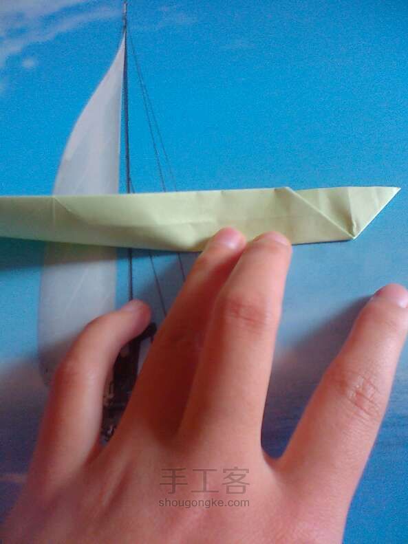 小树苗折纸教程 第29步
