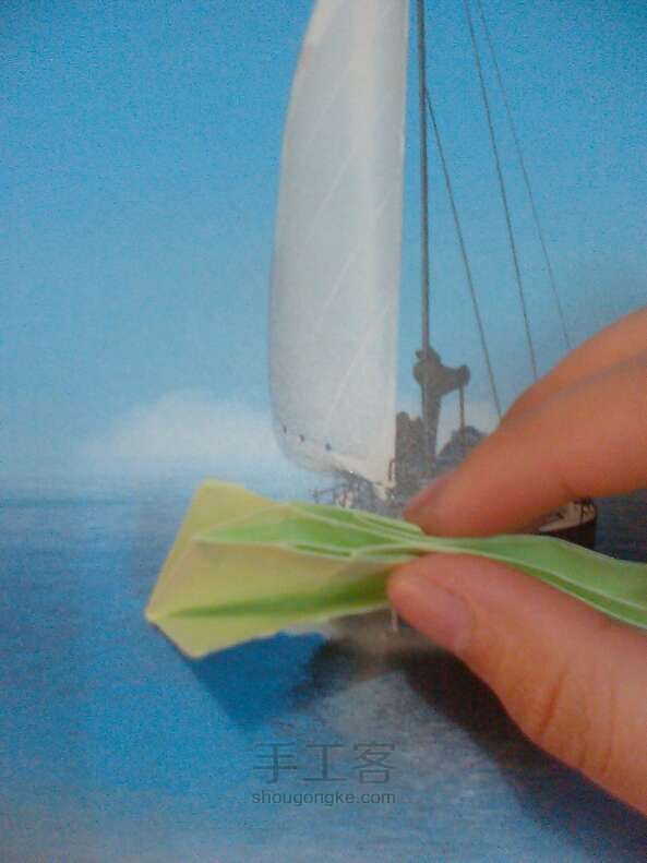 小树苗折纸教程 第42步