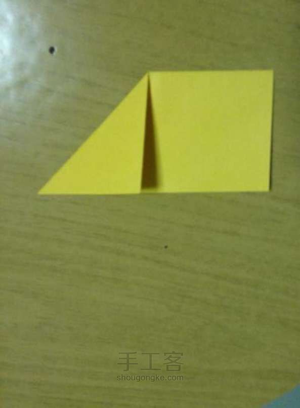 凌莜莜 、 折纸向日葵 第4步