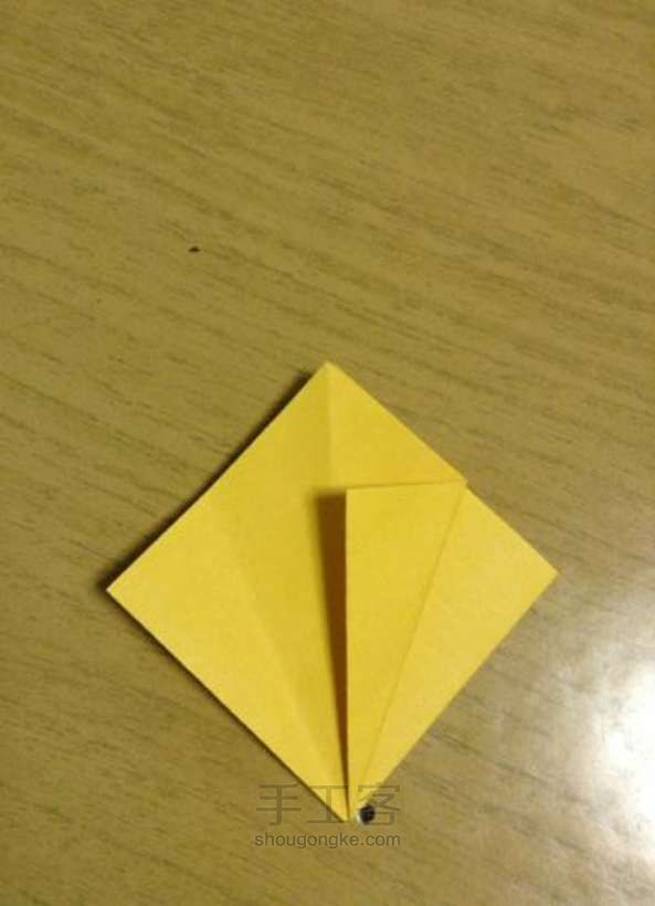 凌莜莜 、 折纸向日葵 第8步