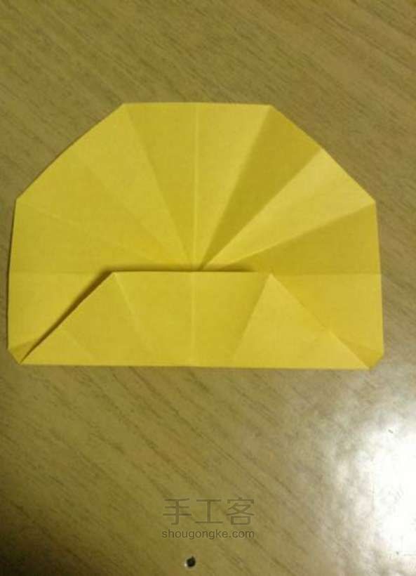 凌莜莜 、 折纸向日葵 第14步