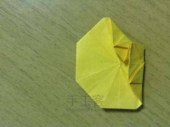 凌莜莜 、 折纸向日葵 第25步