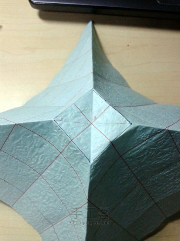 川崎玫瑰折纸 第5步