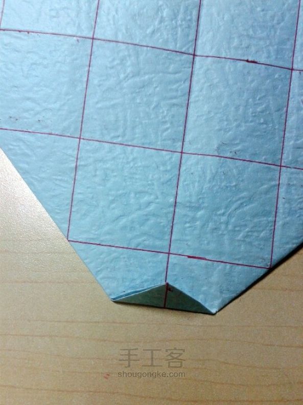 川崎玫瑰折纸 第4步