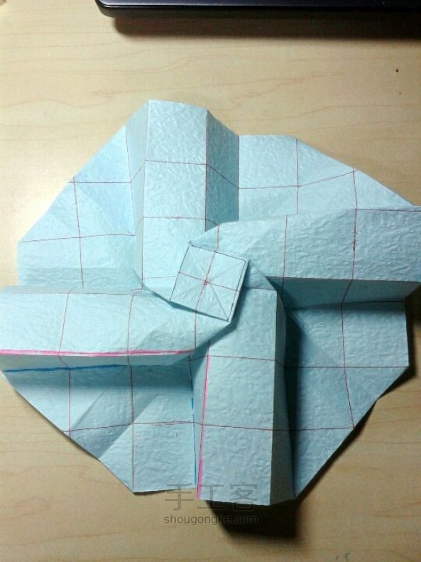 川崎玫瑰折纸 第11步