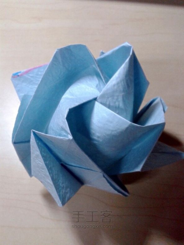 川崎玫瑰折纸 第19步