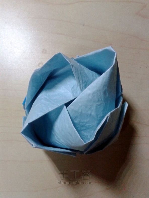 川崎玫瑰折纸 第23步