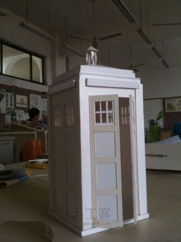 神秘博士 tardis 手工制作 第11步