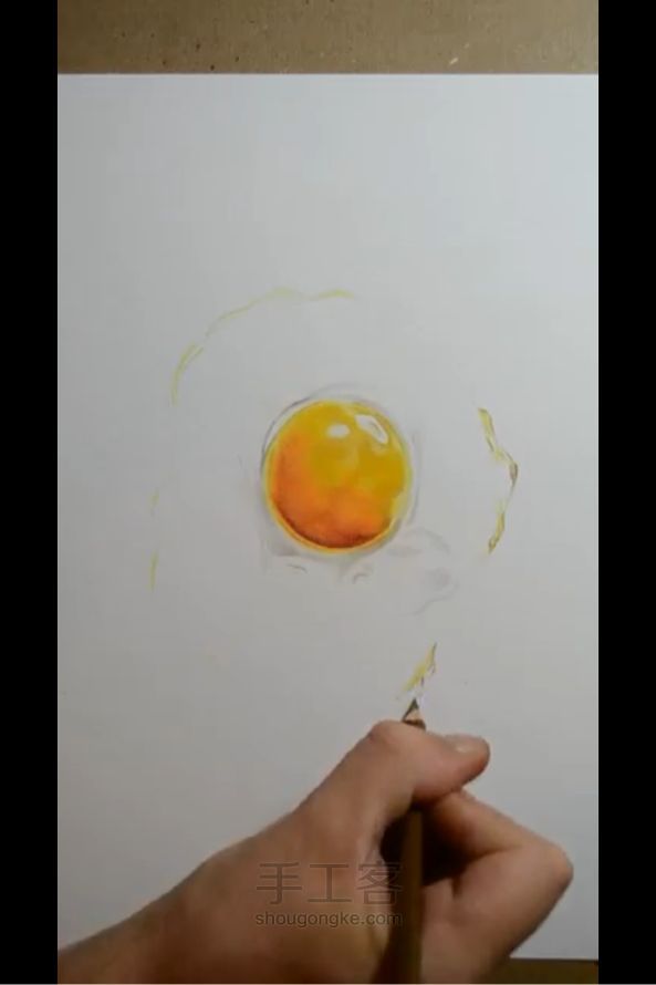 学画煎蛋 超像！ 第10步