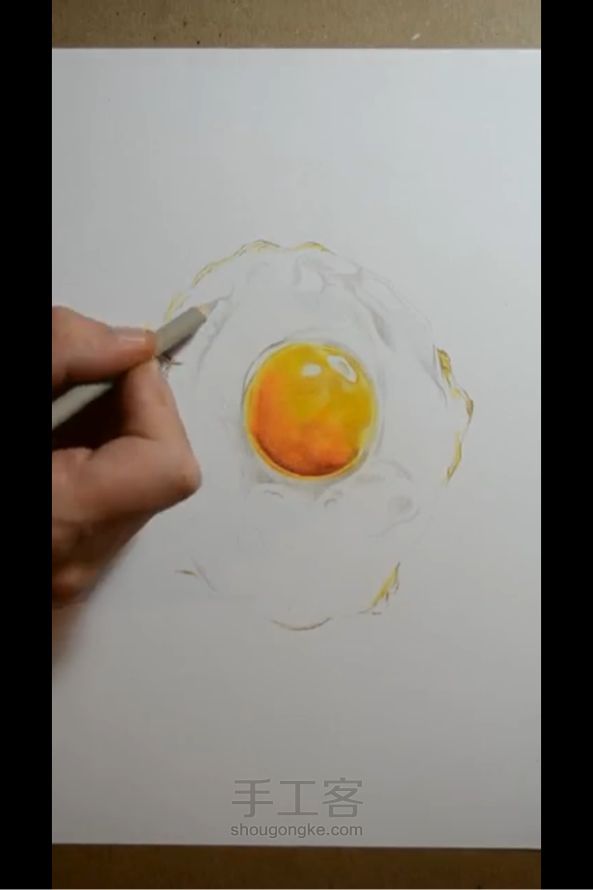 学画煎蛋 超像！ 第11步