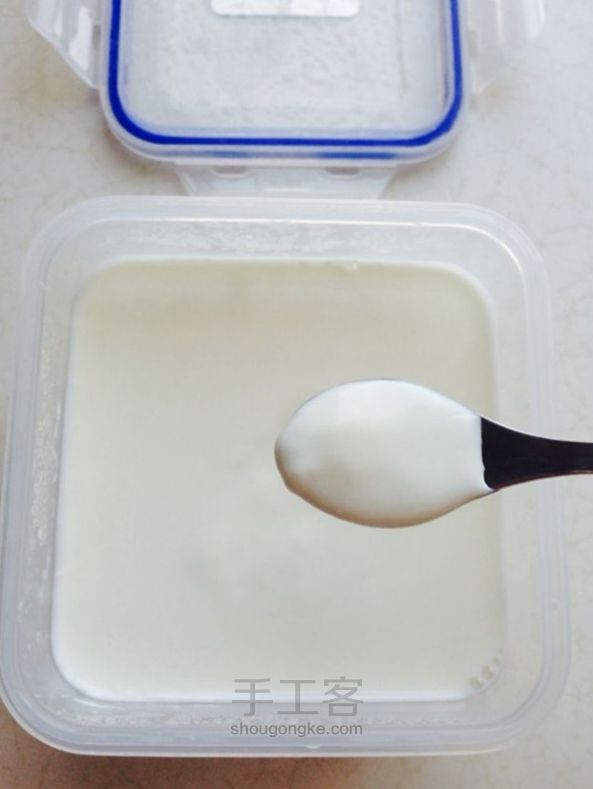 酸奶鲜果冰（自制酸奶）待你热到不行时，来口酸奶鲜果冰可好？！ 第6步