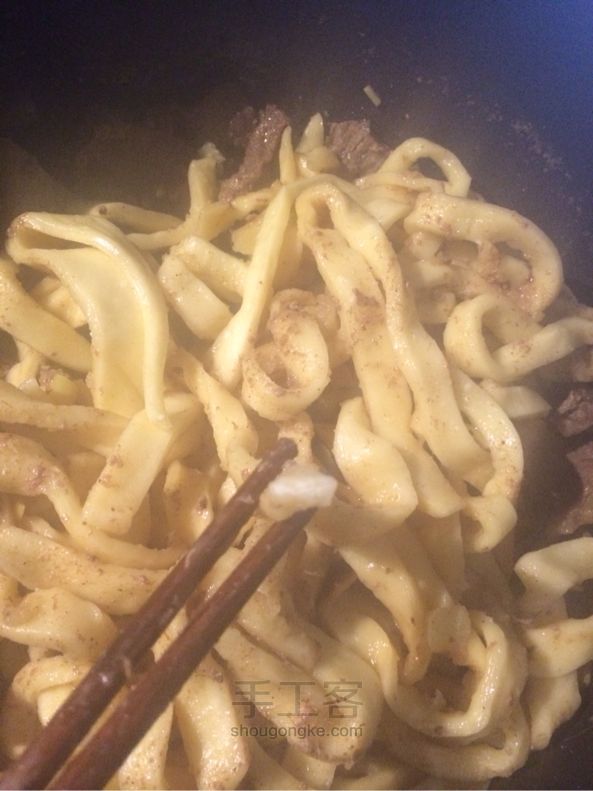 美食 风干羊肉焖面 第11步