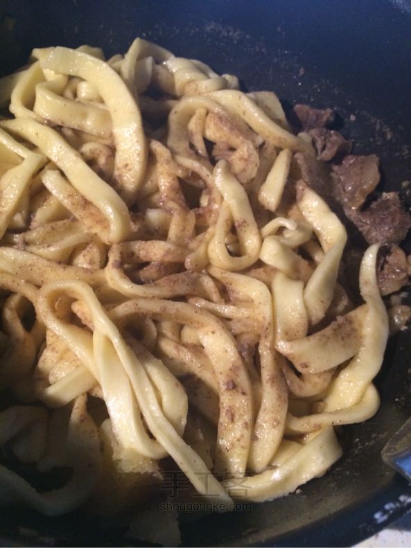 美食 风干羊肉焖面 第10步