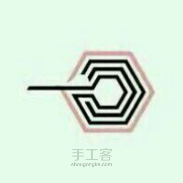 Exo  《中毒》logo 画法 第8步