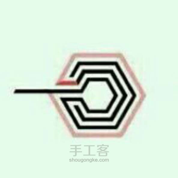 Exo  《中毒》logo 画法 第9步