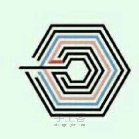 Exo  《中毒》logo 画法 第11步