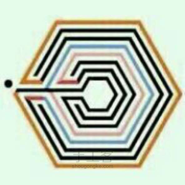 Exo  《中毒》logo 画法 第13步