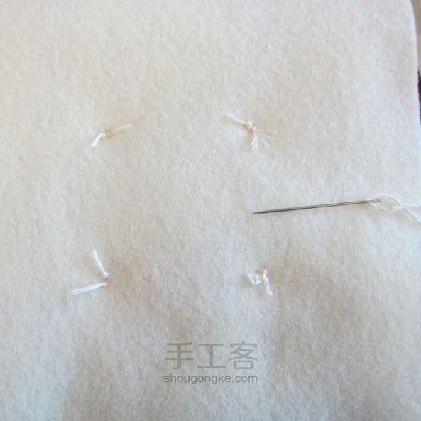 鸟巢手工布艺教程 第12步
