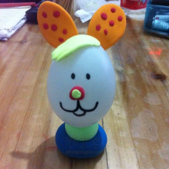 塑料鸡蛋变形记--小兔兔约会吧 第3步