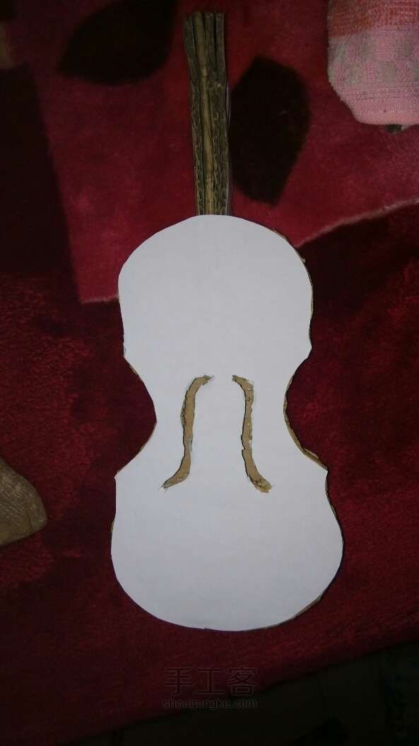 教你做小提琴模型 第14步