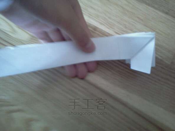 用一张纸折一本书 第19步