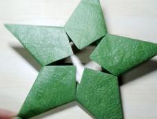 炒鸡简单的五角星折纸