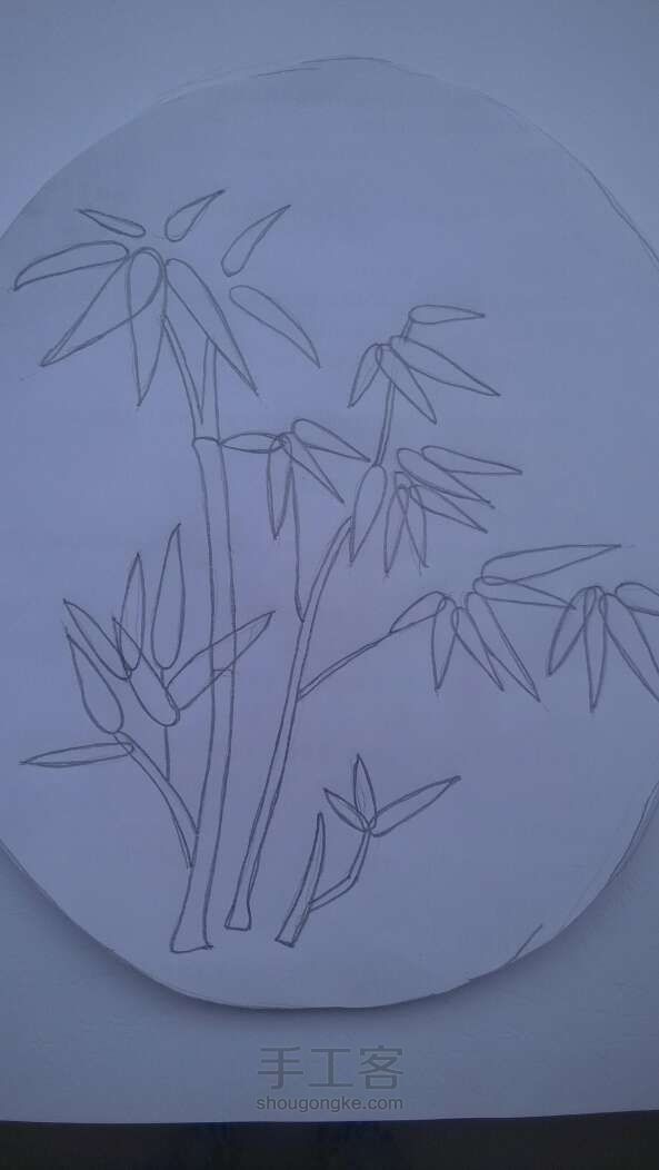 【茉茉】梅兰菊竹系列之《竹》（衍纸画） 第1步