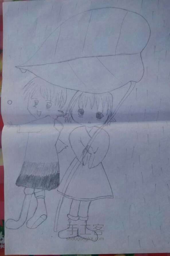 西瓜子装饰画 第2步