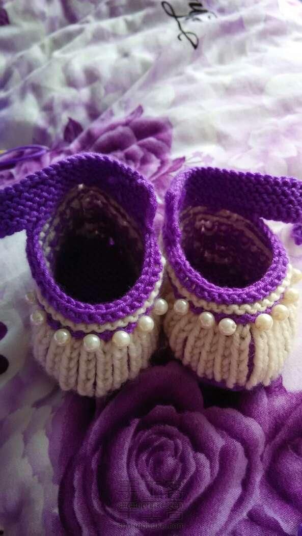 亲手做宝宝鞋子:可爱编织宝宝鞋教程