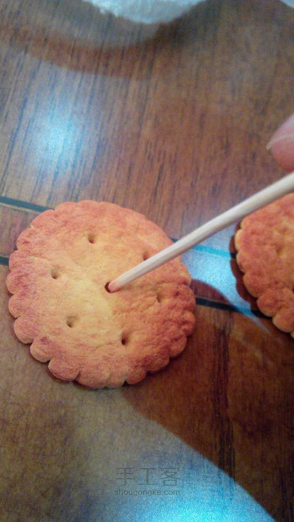 夹心草莓饼干粘土教程 第8步