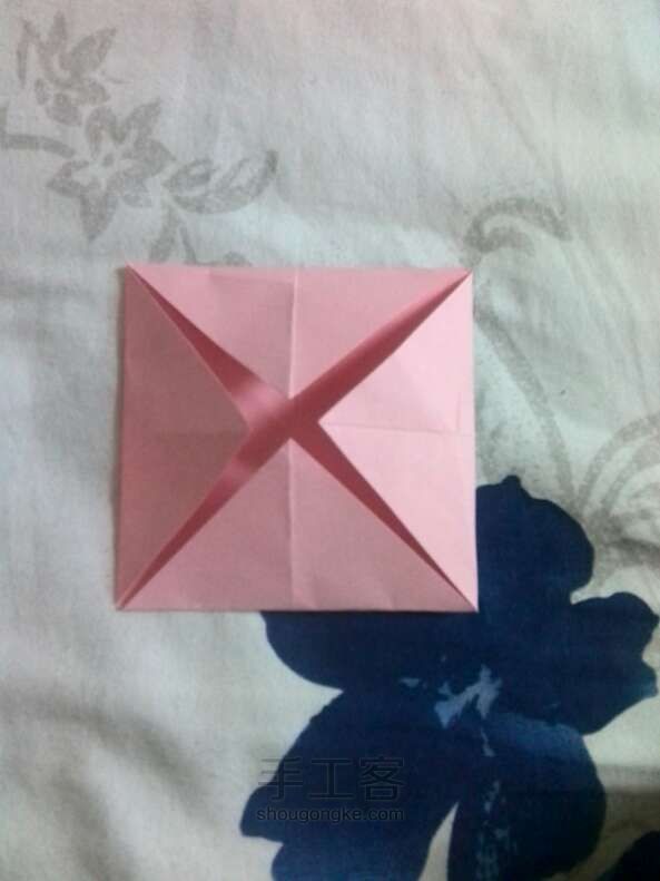 折纸莲花 第2步
