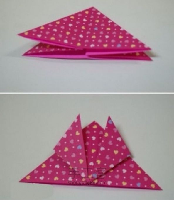 蝴蝶折纸 第1步