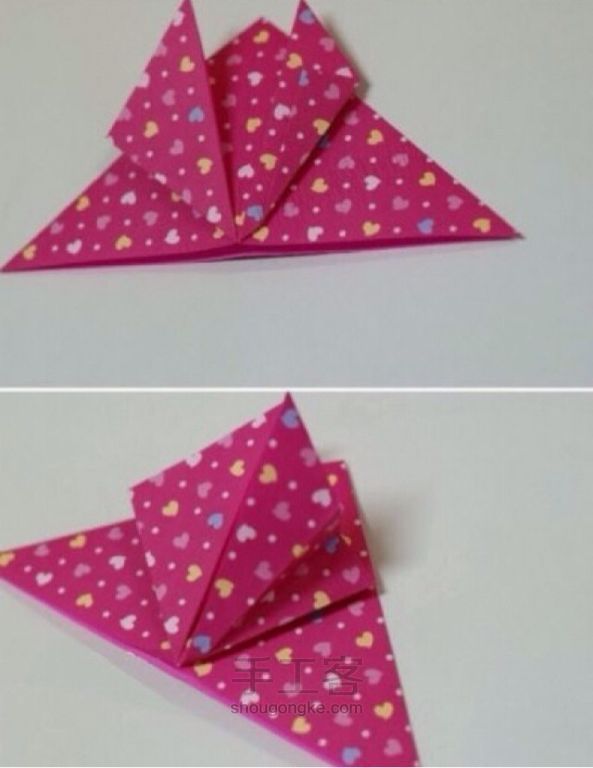 蝴蝶折纸 第2步