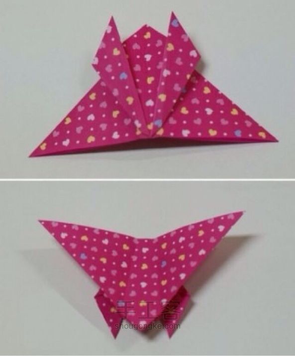 蝴蝶折纸 第5步