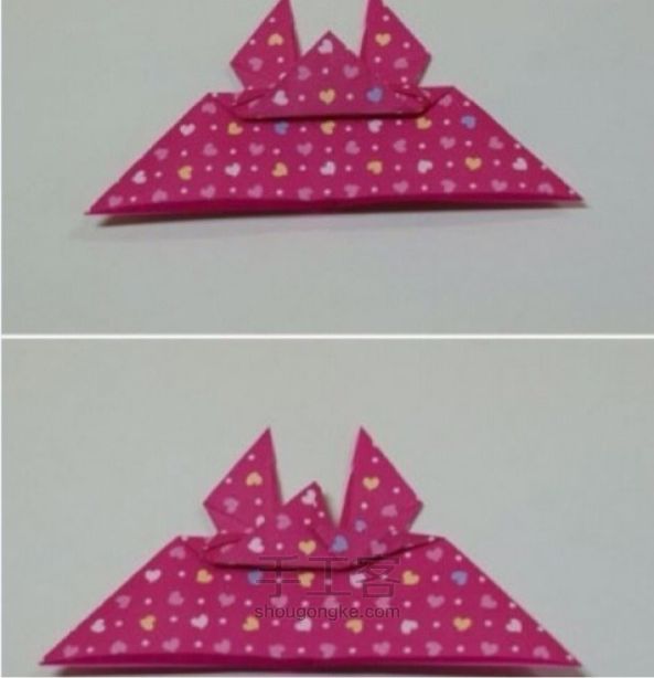 蝴蝶折纸 第6步