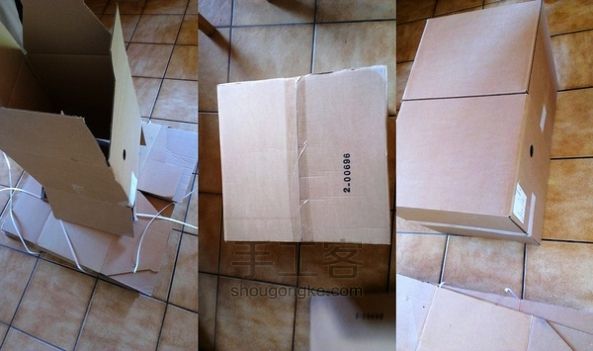 纸箱制作简易收纳家具 第1步
