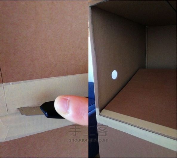 纸箱制作简易收纳家具 第3步