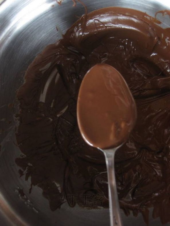 复古巧克力甜点勺 第9步