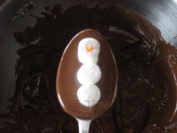 复古巧克力甜点勺 第10步