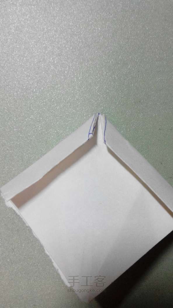 纸做蝴蝶结╮(╯▽╰)╭ 第6步