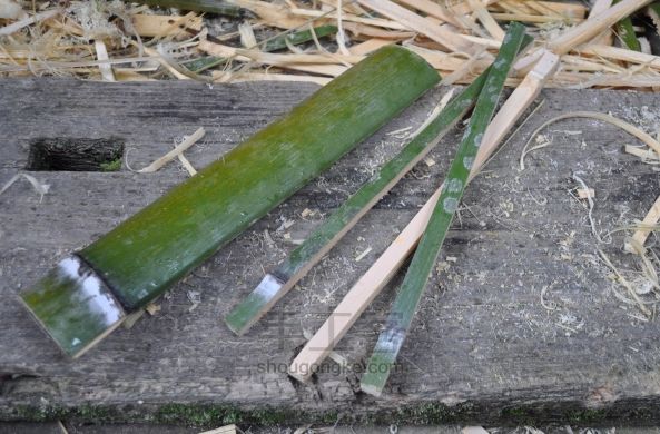 竹筷子，捞面筷，火锅筷竹艺手工制作教程 第1步