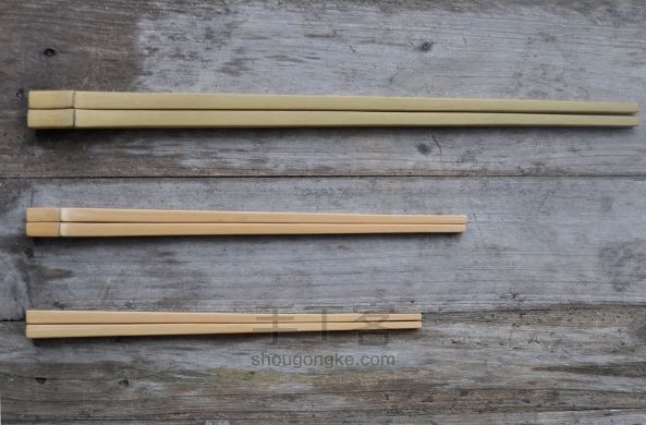 竹筷子，捞面筷，火锅筷竹艺手工制作教程 第5步