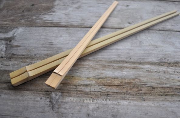 竹筷子，捞面筷，火锅筷竹艺手工制作教程 第6步