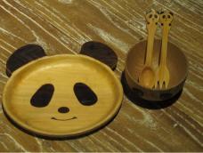 订制一套小朋友餐具——木制手工艺品DIY