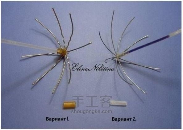 笔芯改造的可爱小伞 第4步